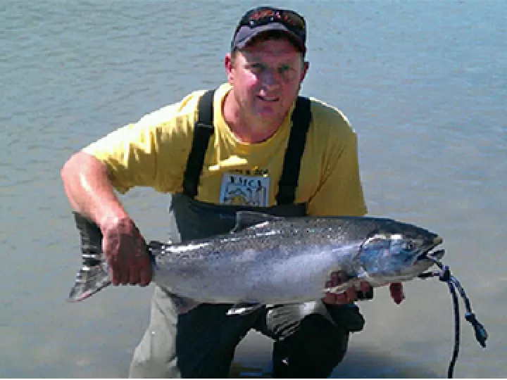 Doug holding a fish